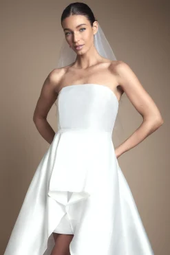 Coast Robe de Mariée Bandeau Twill Mini Avec Surajupe Complète<Femme Robes|Toutes Les Robes