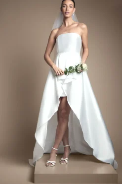 Coast Robe de Mariée Bandeau Twill Mini Avec Surajupe Complète<Femme Robes|Toutes Les Robes