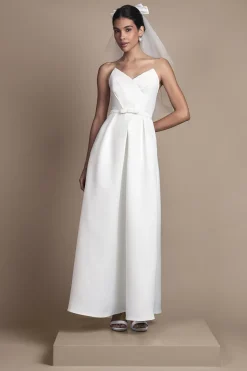 Robe de Mariée Bustier Cœur à Jupe Ample