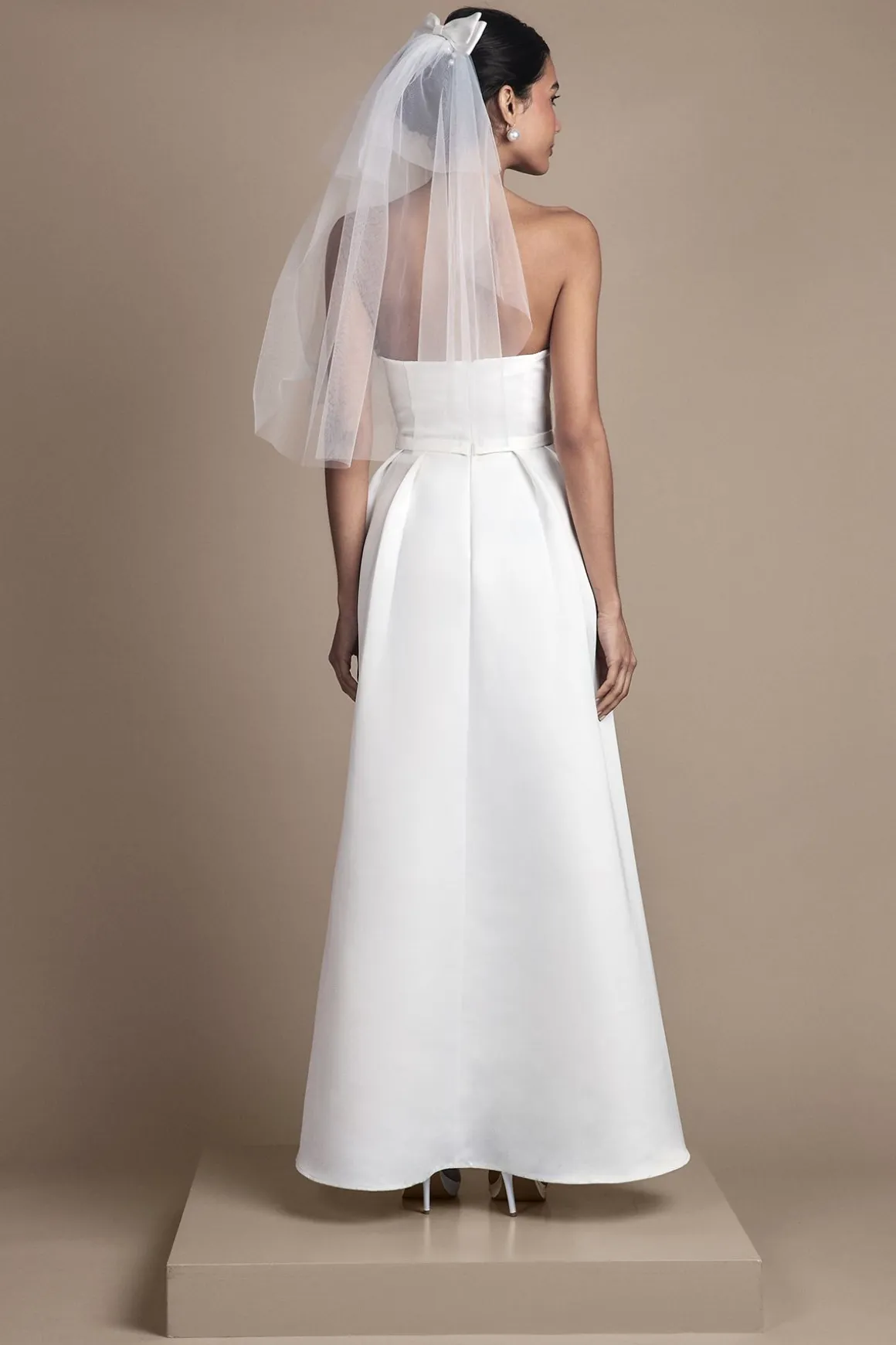 Robe de Mariée Bustier Cœur à Jupe Ample