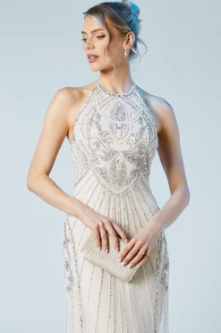 Robe de Mariée Coast Honoured à Col Halter Sculptante et Ornementée