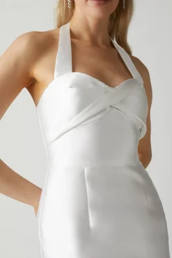 Coast Robe de Mariée Colonne en Sergé à Col Licou<Femme Toutes Les Robes|Robes