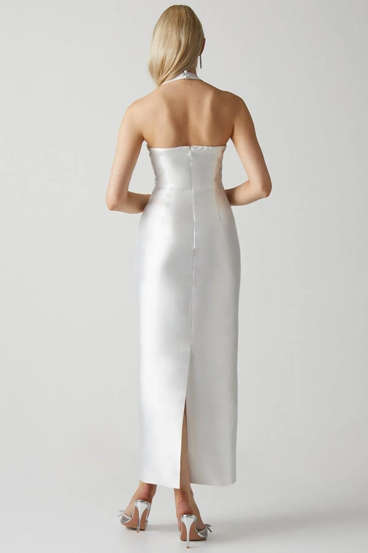 Coast Robe de Mariée Colonne en Sergé à Col Licou<Femme Toutes Les Robes|Robes