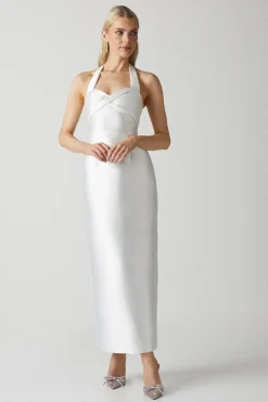 Coast Robe de Mariée Colonne en Sergé à Col Licou<Femme Toutes Les Robes|Robes