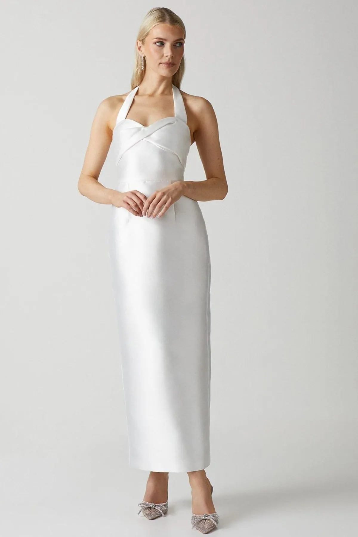 Coast Robe de Mariée Colonne en Sergé à Col Licou<Femme Toutes Les Robes|Robes