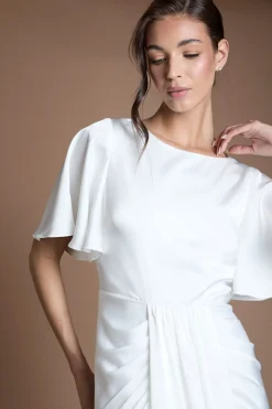 Robe De Mariée Drapée Déesse