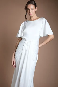 Robe De Mariée Drapée Déesse