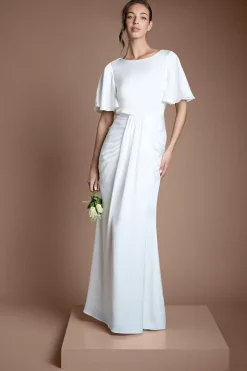 Robe De Mariée Drapée Déesse