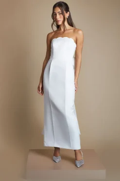 Coast Robe De Mariée À Encolure Festonnée Avec Nœud Dans Le Dos<Femme Toutes Les Robes|Robe Satin