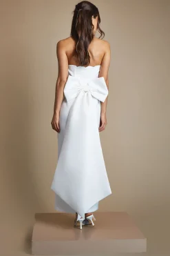 Coast Robe De Mariée À Encolure Festonnée Avec Nœud Dans Le Dos<Femme Toutes Les Robes|Robe Satin