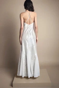 Coast Robe De Mariée Maxi À Godets Et Sequins<Femme Robes|Robes Longues