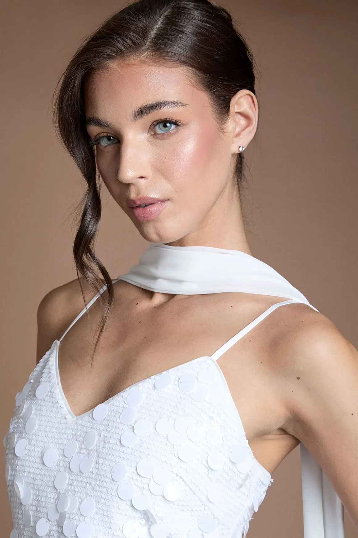 Robe De Mariée Maxi Muse En Sequins Et Mesh