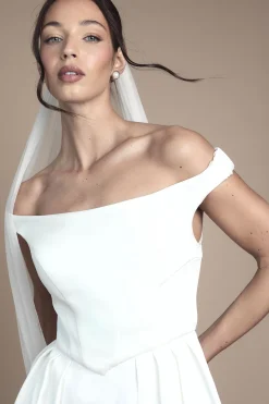 Coast Robe de Mariée Maxi Sans Manches Bandeau à Jupe Portefeuille<Femme Robes|Robes Longues