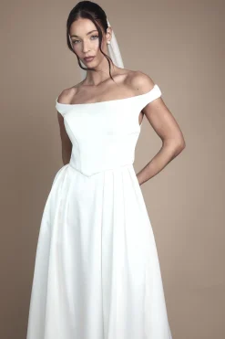 Coast Robe de Mariée Maxi Sans Manches Bandeau à Jupe Portefeuille<Femme Robes|Robes Longues