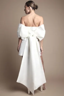 Coast Robe de Mariée Mini en Sergé Minimaliste Sans Bretelles<Femme Robes|Toutes Les Robes