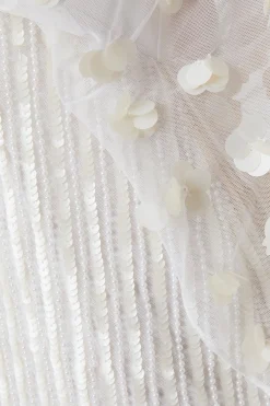Coast Robe de Mariée Mini Kimono à Broderies Florales<Femme Toutes Les Robes|Robes À Manches Longues