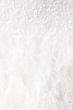 Coast Robe de Mariée Mini Ornée de Sequins Style Plumes<Femme Robes|Toutes Les Robes