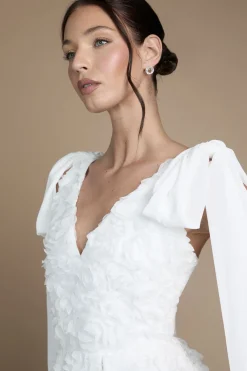 Coast Robe de Mariée Sans Manches à Épaules Nouées et Ornements<Femme Robes|Robes Longues