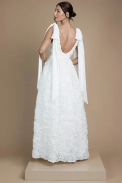 Coast Robe de Mariée Sans Manches à Épaules Nouées et Ornements<Femme Robes|Robes Longues