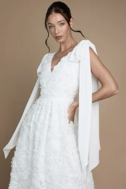 Coast Robe de Mariée Sans Manches à Épaules Nouées et Ornements<Femme Robes|Robes Longues