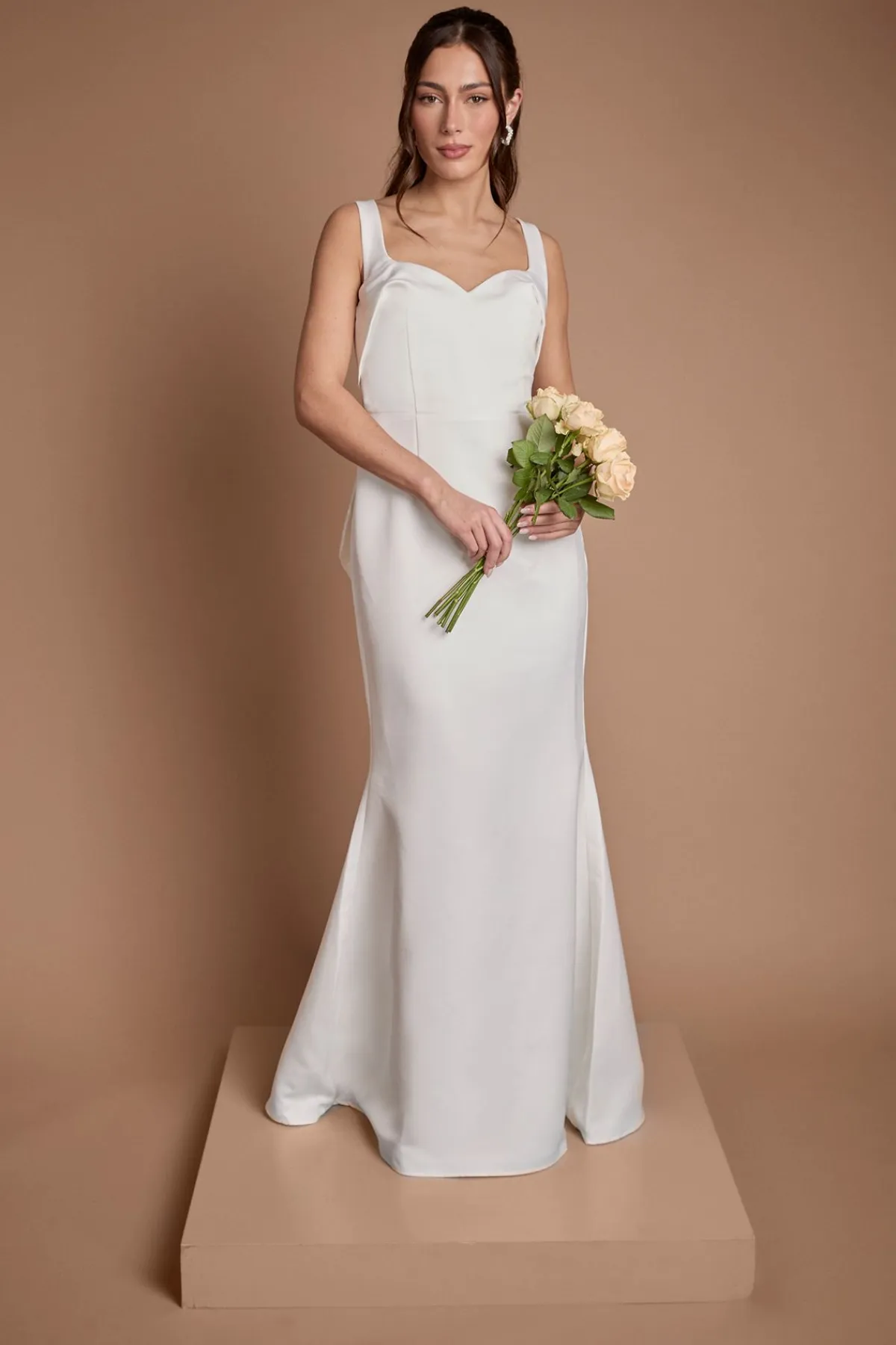 Coast Robe De Mariée Sirène À Bretelles Avec Nœud Dans Le Dos<Femme Robes|Robes Longues