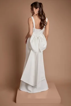 Coast Robe De Mariée Sirène À Bretelles Avec Nœud Dans Le Dos<Femme Robes|Robes Longues