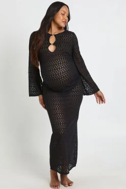 boohoo Robe De Plage De Maternité À Détail Anneau En O<Femme Robes|Robes De Jour