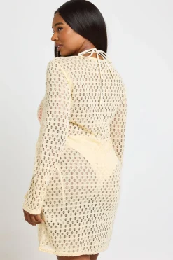 Robe De Plage Grande Taille Avec Détail Anneau En O