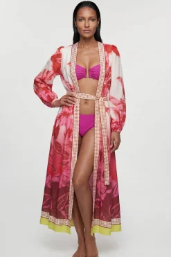 Robe De Plage Longue En Voile De Coton