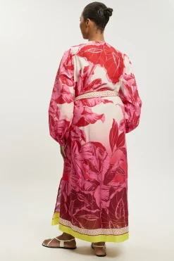 KarenMillen Robe De Plage Maxi En Voile De Coton Grande Taille<Femme Toutes Les Robes|Robes Longues