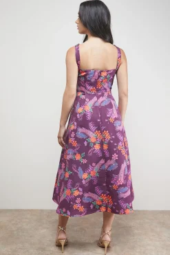 Robe de Soirée Mi-Longue à Bretelles