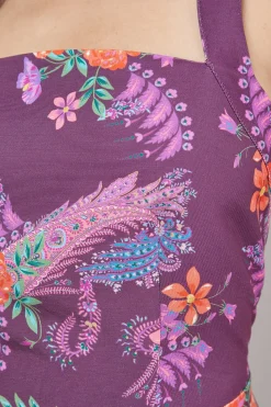 Robe de Soirée Mi-Longue à Bretelles