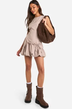 boohoo Robe de tailleur à rayures fines<Femme Robes Patineuses|Robes