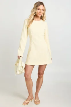 Robe Droite Ajustée À Manches Longues Petite