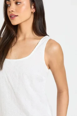 boohoo Robe Droite À Broderie Anglaise Avec Ourlet Festonné<Femme Toutes Les Robes|Robes