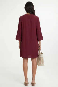 Robe Droite D'été En Gaze De Coton