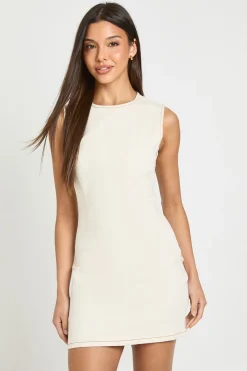 boohoo Robe Droite En Denim Basique<Femme Denim|Denim