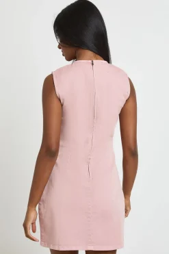 boohoo Robe Droite En Denim Basique<Femme Denim|Denim