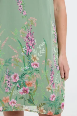 Wallis Robe Droite En Mousseline À Fleurs Sans Manches Petite<Femme Robes|Toutes Les Robes