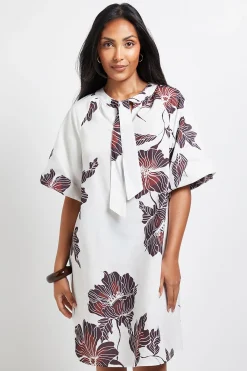 Robe Droite Florale Petite Taille