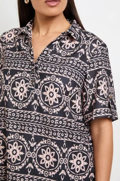 Wallis Robe Droite Imprimée Carreaux D'été<Femme Robes|Toutes Les Robes