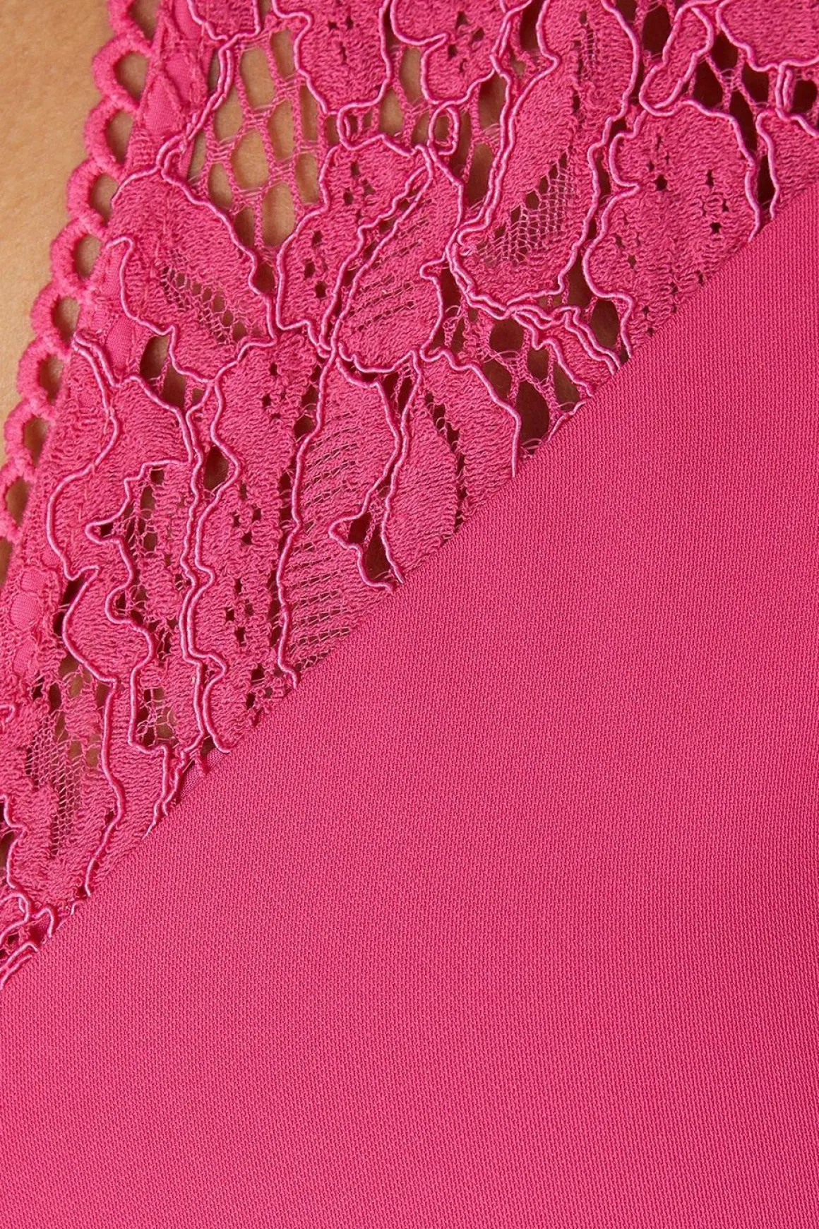 Robe Droite à Manches en Dentelle à Volants