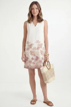 Robe Droite Tropicale D'été Petite