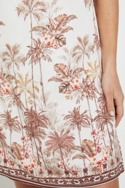Robe Droite Tropicale D'été Petite