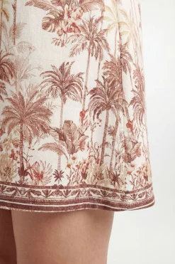 Robe Droite Tropicale D'été Petite