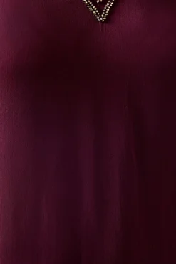 Robe Droite à Volants Ornée pour Occasions Spéciales