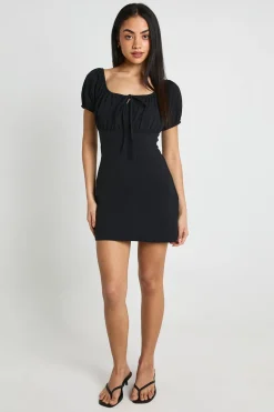 Robe En Coton À Manches Courtes Style Laitière