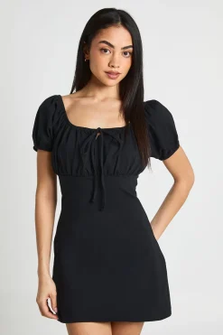 Robe En Coton À Manches Courtes Style Laitière