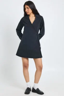 Robe En Jean Cache-cœur Pour Grandes Tailles