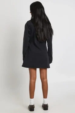Robe En Jean À Devant Cache-cœur